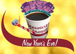 Image result for stewarts free coffee new years eve  2016