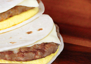 Sausage Egg Wrap