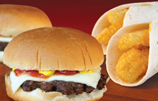 Cheeseburgers or chicken wraps