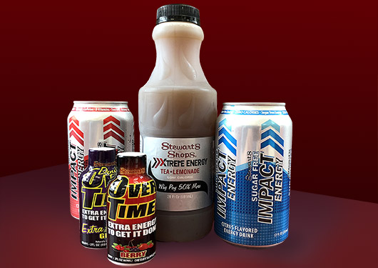 Stewart's Shops brand energy drinks. Impact, Xtreme Energy, Over Time