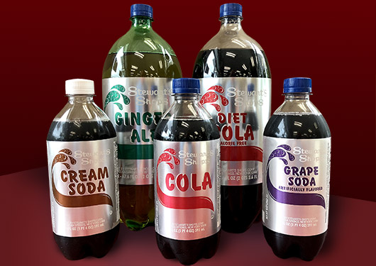 Stewart's Shops brand sodas