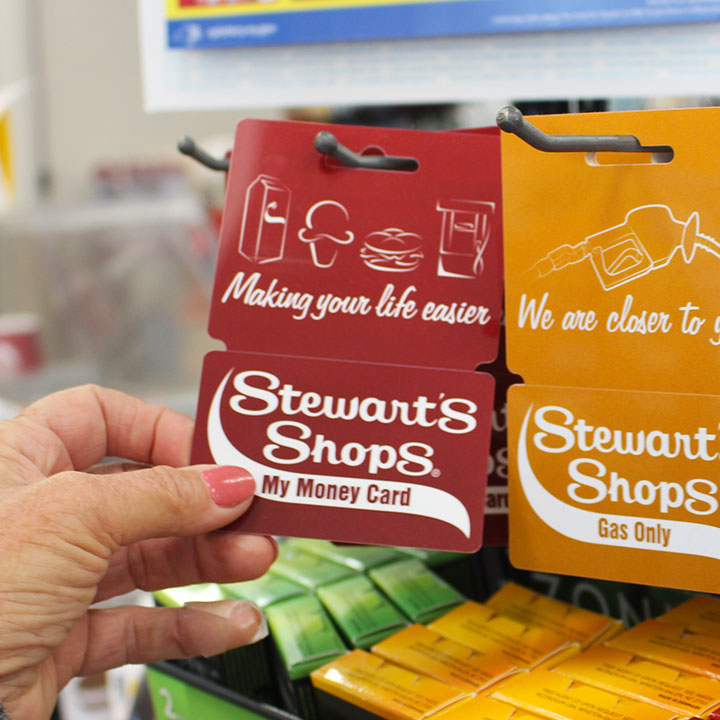 Stewart's Shop Gift Certificates and Gift Cards for Gas, Gifts, Coffee