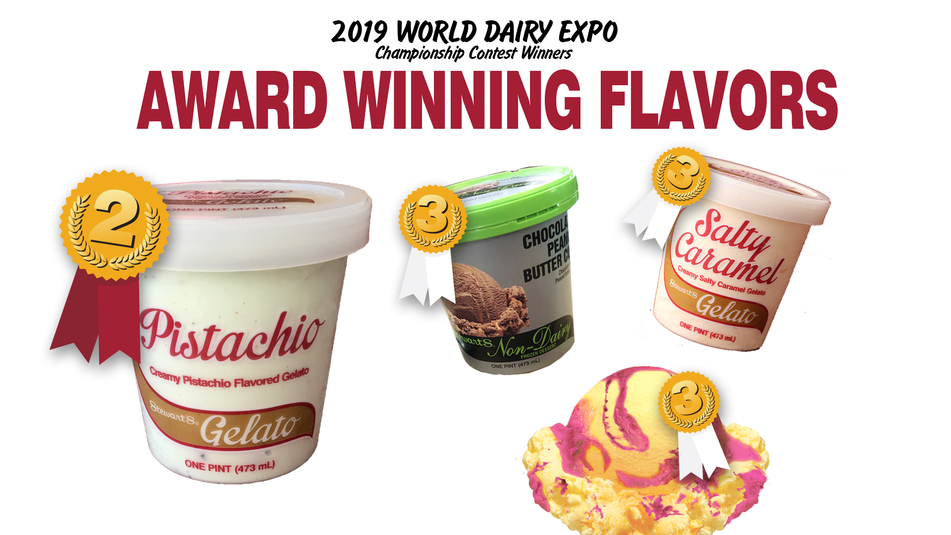 The RESULTS ARE IN Stewart's Award Winning Ice Cream Flavors