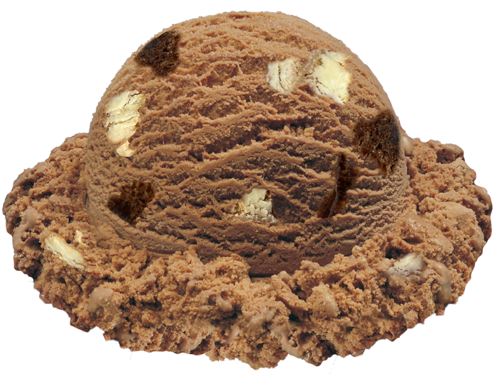 Ice Cream scoop showing