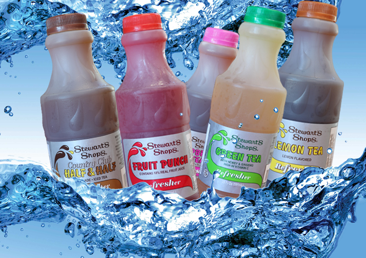 refresher teas in water wave