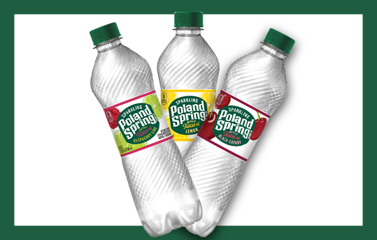 three poland sparkling waters