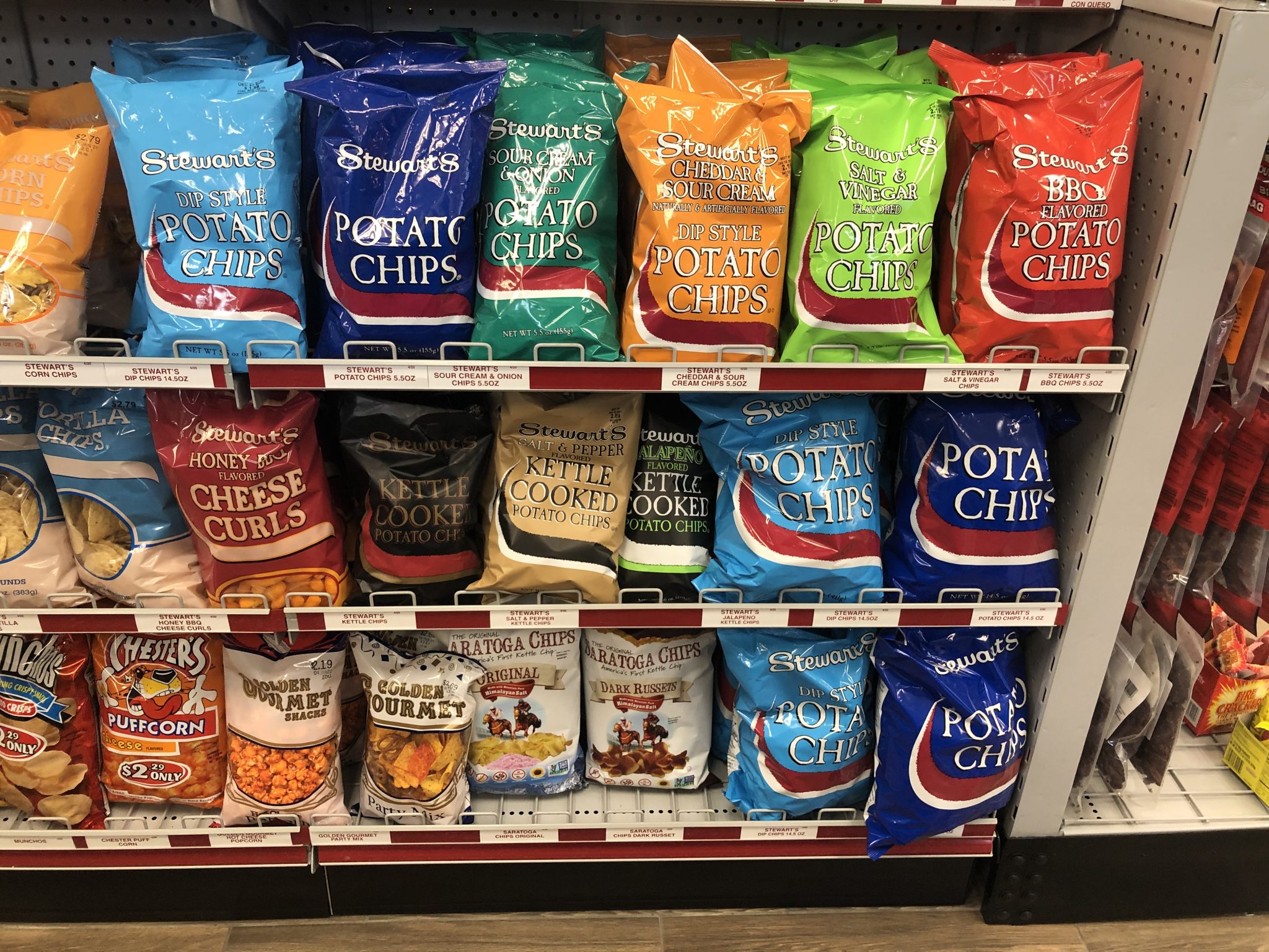 Stewart’s chips are all that… and a bag of chips! Stewart's Shops