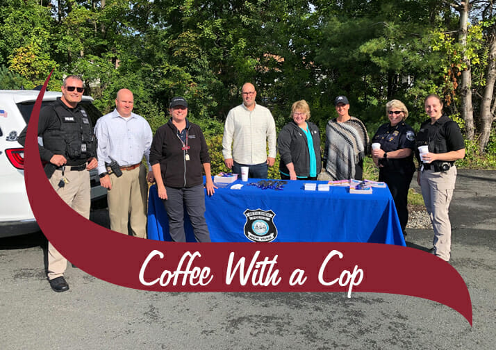 ¡Café con etiqueta de policía!