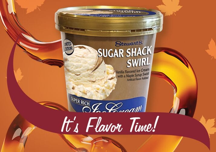 Stewart's New Limited-Edition Sugar Shack Swirl Ice Cream